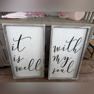 Hobby Lobby Black and White It Is Well With My Soul Wall Art